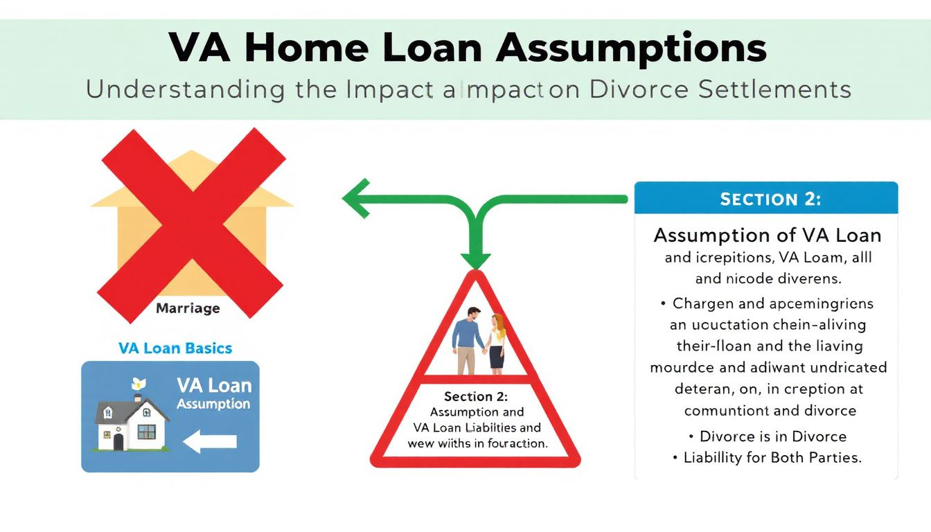 Understanding VA home loan assumptions and their impact on divorce settlements.